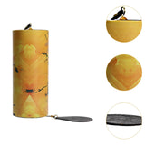 Maxbell Cord Wind Chime Simple Minimalist Home Decor for Relaxation Backyard Outdoor Yellow