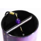 Maxbell Cord Wind Chime Simple Minimalist Home Decor for Relaxation Backyard Outdoor Violet