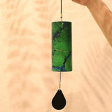 Maxbell Cord Wind Chime Simple Minimalist Home Decor for Relaxation Backyard Outdoor Green