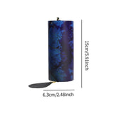 Maxbell Cord Wind Chime Simple Minimalist Home Decor for Relaxation Backyard Outdoor Blue