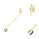 Maxbell Metal Music Sheet Clip Professional Instrument Holder Portable Clarinet Lyre
