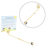 Maxbell Metal Music Sheet Clip Professional Instrument Holder Portable Clarinet Lyre