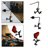 Maxbell Cowbell Clamp Percussion Holder for Drum Musical Instrument Bass Drum Pedals L Rod
