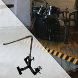 Maxbell Cowbell Clamp Percussion Holder for Drum Musical Instrument Bass Drum Pedals L Rod