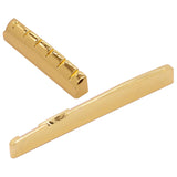 Maxbell Guitar Bridge Saddle Brass Musical Instrument Part Easy to Install Accessory Guitar Nuts Saddle