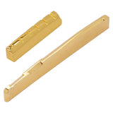 Maxbell Guitar Bridge Saddle Brass Musical Instrument Part Easy to Install Accessory Guitar Nuts Saddle