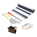 Maxbell 13 Pieces Guitar Tool Set Gift Music Radiu Repair Tools for Acoustic Guitar