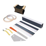 Maxbell 13 Pieces Guitar Tool Set Gift Music Radiu Repair Tools for Acoustic Guitar