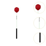 Maxbell Marimba Stick Orchestral Percussion for Xylophone Marimba Lover Glockenspiel red