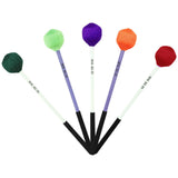 Maxbell Marimba Stick Orchestral Percussion for Xylophone Marimba Lover Glockenspiel red