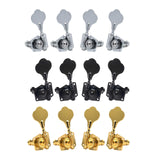 Maxbell 4x Electric Guitar String Tuning Pegs Knobs Tuning Keys for Concert Practice argent