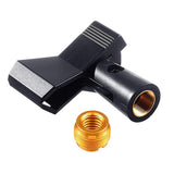 Maxbell Mic Clip Holder Adjustable Mic Holder Clamp for Speeches Performances