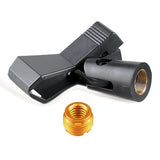 Maxbell Mic Clip Holder Adjustable Mic Holder Clamp for Speeches Performances