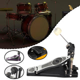 Maxbell Bass Drum Pedal Adjustable Single Pedal Hammer for Kick Drum Set Home School