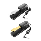 Maxbell Piano Sustain Pedal Silent 6.5mm Foot Pedal for Digital Pianos Drum Training Sustain