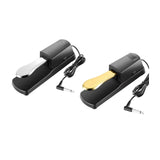 Maxbell Piano Sustain Pedal Silent 6.5mm Foot Pedal for Digital Pianos Drum Training Sustain