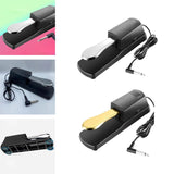 Maxbell Piano Sustain Pedal Silent 6.5mm Foot Pedal for Digital Pianos Drum Training Sustain