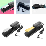 Maxbell Piano Sustain Pedal Silent 6.5mm Foot Pedal for Digital Pianos Drum Training Sustain