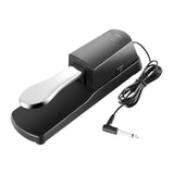 Maxbell Piano Sustain Pedal Silent 6.5mm Foot Pedal for Digital Pianos Drum Training Sustain