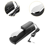 Maxbell Piano Sustain Pedal Silent 6.5mm Foot Pedal for Digital Pianos Drum Training Sustain