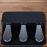 Maxbell Triple Pedal Ideal Accessory Piano Foot Pedal for Synthesisers Electric MIDI Black