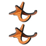 Maxbell 2Pcs Kalimba Stand Wooden Thumb Piano Display Stand for 10 Key 17 Key Kalimbas