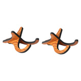 Maxbell 2Pcs Kalimba Stand Wooden Thumb Piano Display Stand for 10 Key 17 Key Kalimbas