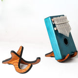 Maxbell 2Pcs Kalimba Stand Wooden Thumb Piano Display Stand for 10 Key 17 Key Kalimbas