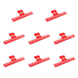 Maxbell 8Pcs Music Score Holder Guitar Violin Music Clamp for Certificates Documents red