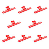 Maxbell 8Pcs Music Score Holder Guitar Violin Music Clamp for Certificates Documents red