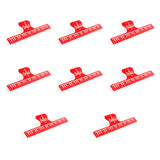 Maxbell 8Pcs Music Score Holder Guitar Violin Music Clamp for Certificates Documents red