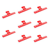 Maxbell 8Pcs Music Score Holder Guitar Violin Music Clamp for Certificates Documents red