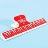 Maxbell 8Pcs Music Score Holder Guitar Violin Music Clamp for Certificates Documents red