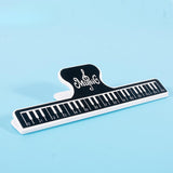 Maxbell 8Pcs Music Score Holder Guitar Violin Music Clamp for Certificates Documents black