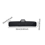 Maxbell Billiard Stick Carrying Case 1/2 Cue Cases Portable Handle Cue Cases Carry Bag black