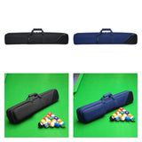 Maxbell Billiard Stick Carrying Case 1/2 Cue Cases Portable Handle Cue Cases Carry Bag black