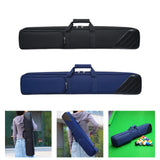 Maxbell Billiard Stick Carrying Case 1/2 Cue Cases Portable Handle Cue Cases Carry Bag black