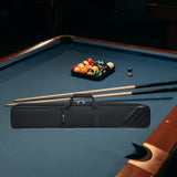 Maxbell Billiard Stick Carrying Case 1/2 Cue Cases Portable Handle Cue Cases Carry Bag black