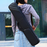 Maxbell Billiard Stick Carrying Case 1/2 Cue Cases Portable Handle Cue Cases Carry Bag black