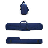 Maxbell Billiard Stick Carrying Case 1/2 Cue Cases Portable Handle Cue Cases Carry Bag blue