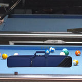 Maxbell Billiard Stick Carrying Case 1/2 Cue Cases Portable Handle Cue Cases Carry Bag blue