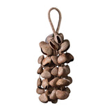 Maxbell Nutshell Handbell Handmade Gifts Shell Nut Shaker for Holiday Parties Adults Height 40cm