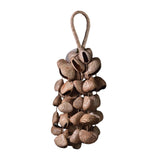 Maxbell Nutshell Handbell Handmade Gifts Shell Nut Shaker for Holiday Parties Adults Height 40cm