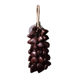 Maxbell Nutshell Handbell Handmade Gifts Shell Nut Shaker for Holiday Parties Adults Height 35cm