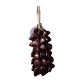 Maxbell Nutshell Handbell Handmade Gifts Shell Nut Shaker for Holiday Parties Adults Height 35cm