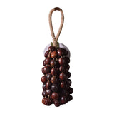 Maxbell Nutshell Handbell Handmade Gifts Shell Nut Shaker for Holiday Parties Adults Height 30cm