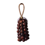 Maxbell Nutshell Handbell Handmade Gifts Shell Nut Shaker for Holiday Parties Adults Height 30cm