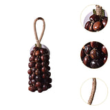Maxbell Nutshell Handbell Handmade Gifts Shell Nut Shaker for Holiday Parties Adults Height 30cm