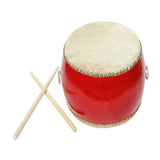 Maxbell Chinese Waist Drum Chinese Wooden Drum for Performance Music Education Dance