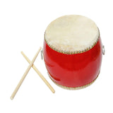 Maxbell Chinese Waist Drum Chinese Wooden Drum for Performance Music Education Dance